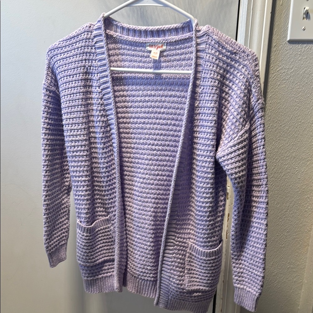 Old Navy Lavender Knit Cardigan